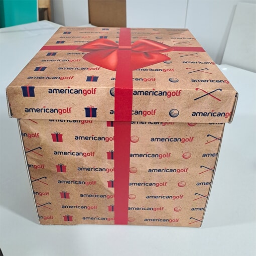 This task saw us successfully create well-branded presentation boxes that fit American Golf’s purpose